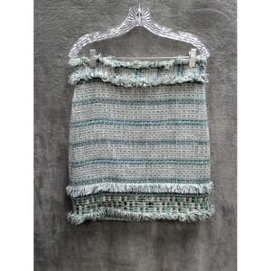 Tory Burch Tweed Skirt Women's 6 Mini Academia Preppy Nora Fringe‎